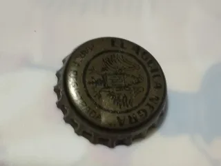 Chapa Cerveza El Águila Negra Tapón