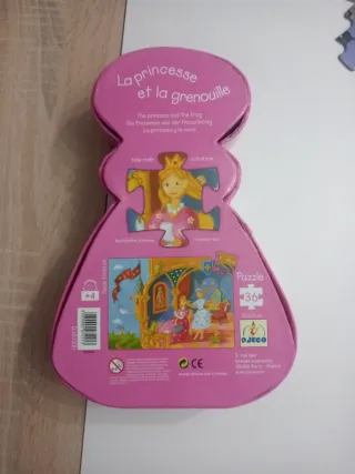 Puzzle La Princesa y el Sapo 36 piezas.