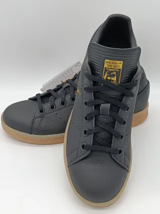 Adidas Stan Smith Scarpe Nere Oro Tg 37 1/3