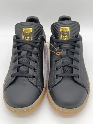 Adidas Stan Smith Scarpe Nere Oro Tg 37 1/3