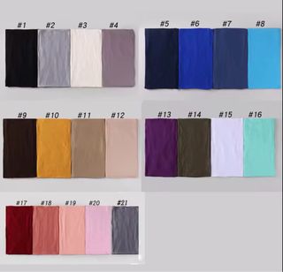 Hijab Jersey  Todos los Colores