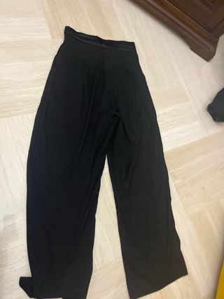 Pantaloni in seta neri