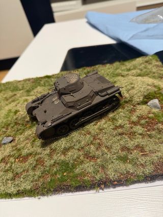 Maqueta militar de tanque