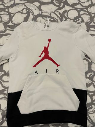 Sudadera Jordan Air Blanca y Negra