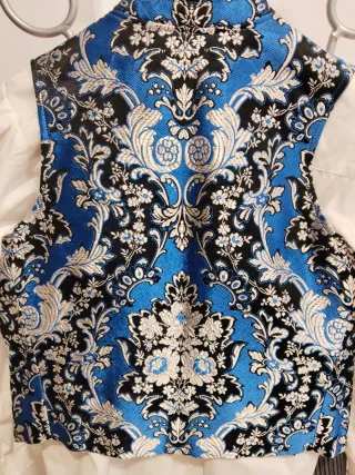 Traje Fallero Azul y Blanco