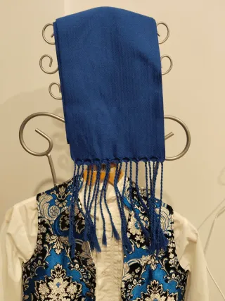 Traje Fallero Azul y Blanco