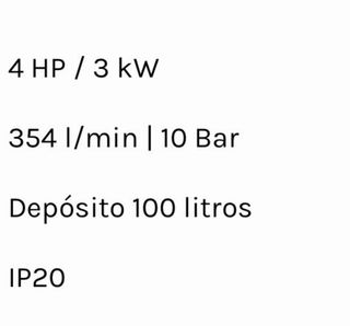 Compresor de aire naranja nuevo sin usar