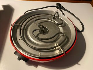 Crepera eléctrica roja