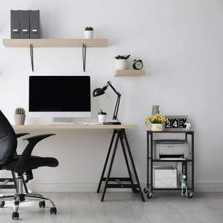 Carrito 3 niveles metal/madera