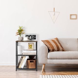 Carrito 3 niveles metal/madera