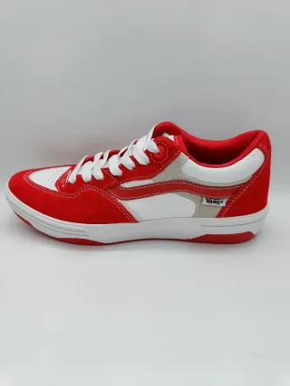 Scarpe Vans Rowan Uomo 42 Bianche Rosse
