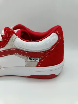 Scarpe Vans Rowan Uomo 42 Bianche Rosse