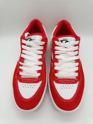 Scarpe Vans Rowan Uomo 42 Bianche Rosse