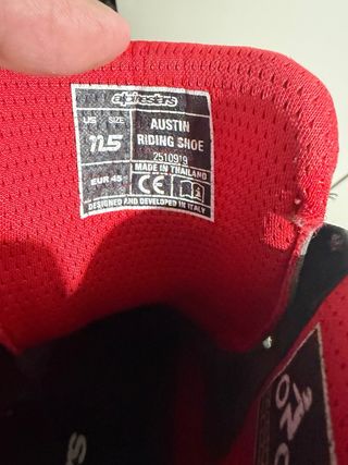 Botas Alpinestars Moto Talla 45 con caja original