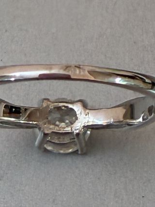 Anillo Oro 18k Diamante Natural 1.00 Ct SI2/D