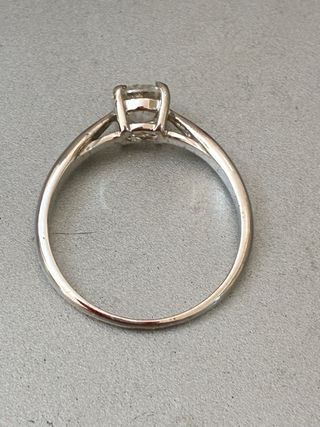 Anillo Oro 18k Diamante Natural 1.00 Ct SI2/D