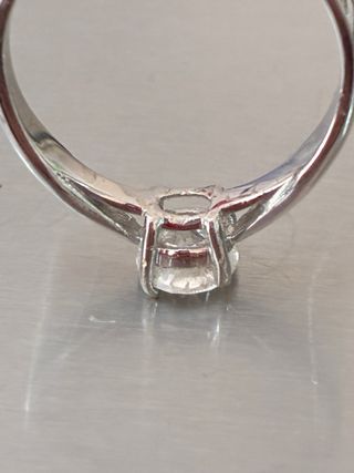 Anillo Oro 18k Diamante Natural 1.00 Ct SI2/D