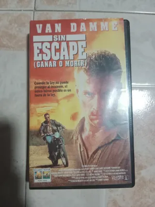 Película VHS Sin Escape (Van Damme)