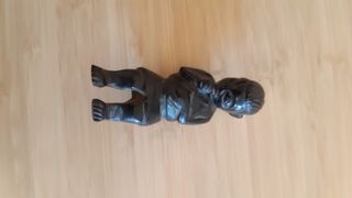 Belén africano de madera