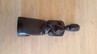 Belén africano de madera