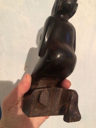 Belén africano de madera