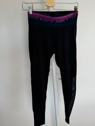Mallas Nike Pro Dri-Fit Negras Talla M