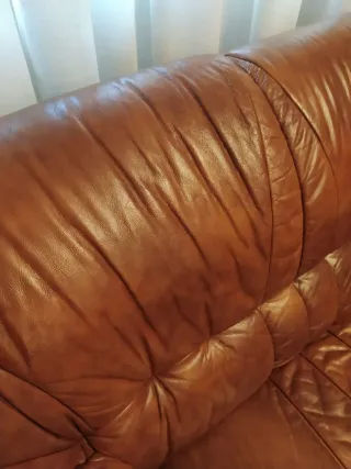 Sofá de 2 plazas de piel