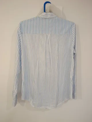 Camisa Desigual Rayas Flores Bordadas