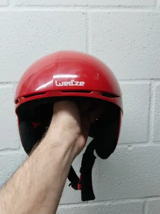Casco de esquí Wed'ze rojo niño