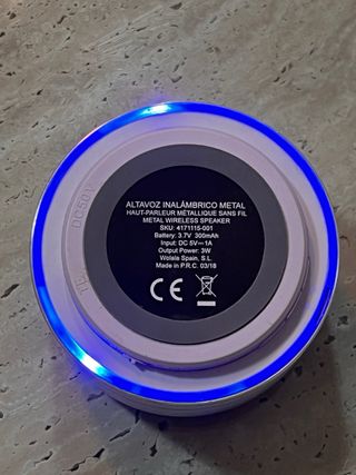 Altavoz Bluetooth Axsom Plata