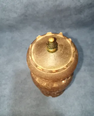 Macina Caffè Vintage Legno Intarsiato Anni '70