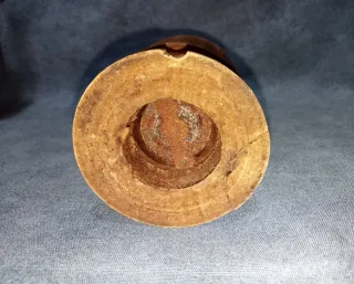 Macina Caffè Vintage Legno Intarsiato Anni '70