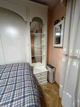 Puente-cama blanco de madera para cama de 135 cms