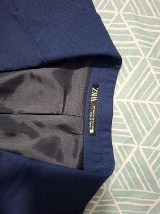 Traje Zara Azul Talla M