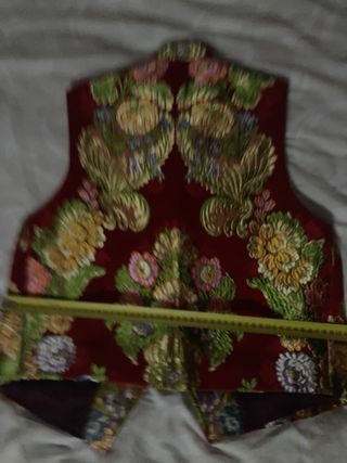 Chaleco fallero rojo