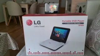 Reproductor DVD Portátil LG Para casa y coche.