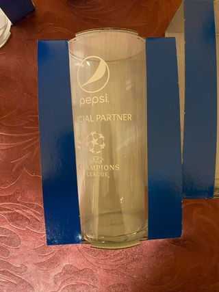 Set 6 Bicchieri Pepsi Champions League