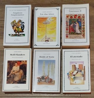 12€ x libro. Cátedra. Letras Universales