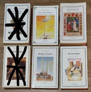 12€ x libro. Cátedra. Letras Universales