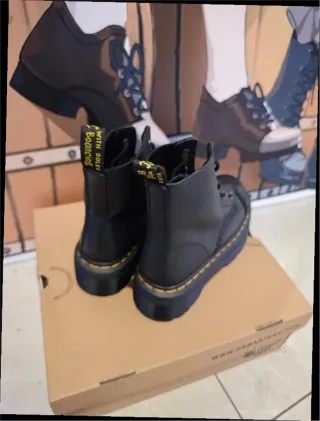 Botas Dr. Martens Negras Cremallera