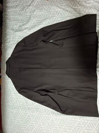 Chaqueta de vestir Zara hombre negra