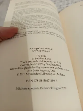 The body - Stephen King