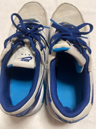 Zapatillas Nike Air Blancas y Azules