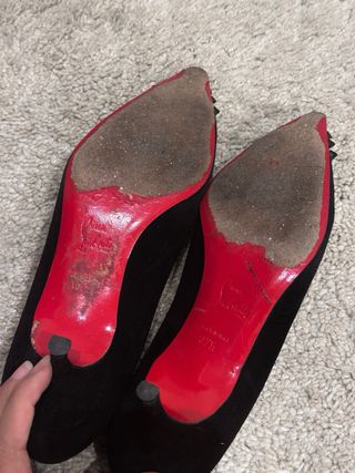 Zapatos Christian Louboutin Tacón Bajo Talla 37
