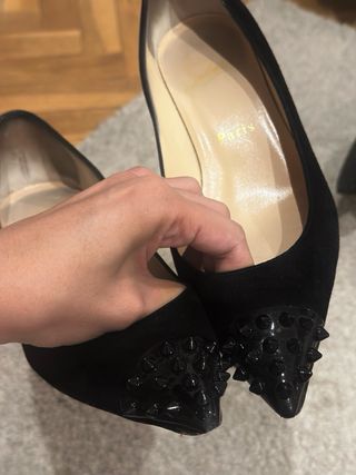 Zapatos Christian Louboutin Tacón Bajo Talla 37