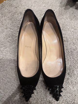 Zapatos Christian Louboutin Tacón Bajo Talla 37