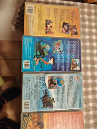 Lote 6 Film VHS Disney (Spagnolo)