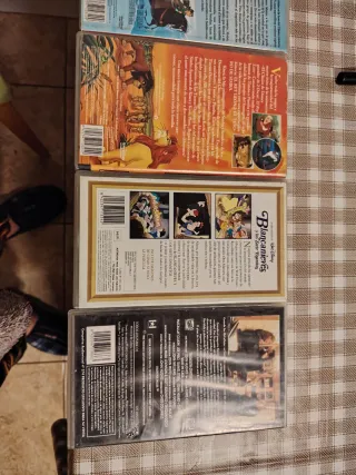 Lote 6 Film VHS Disney (Spagnolo)