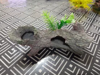 Decoración Acuario: Volcán, Barco y Tronco