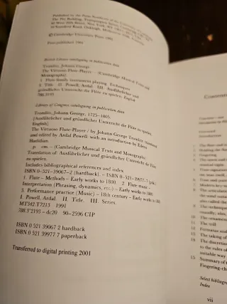 Libro de música: The Virtuoso Flute-Player